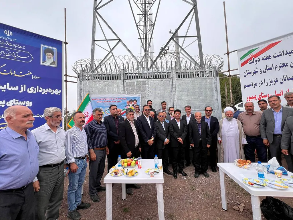 بهرهبرداری از سایت روستایی ایرانسل در مازندران 1 kelardasht rural site opening 1404