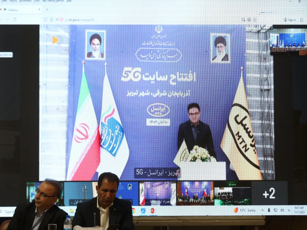 سایت 5G ایرانسل در تبریز با سرعت ۳.۷۴۹ مگابیت بر ثانیه افتتاح شد 7 9