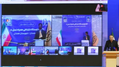 hamedan 5g rural site inauguration 1405 01