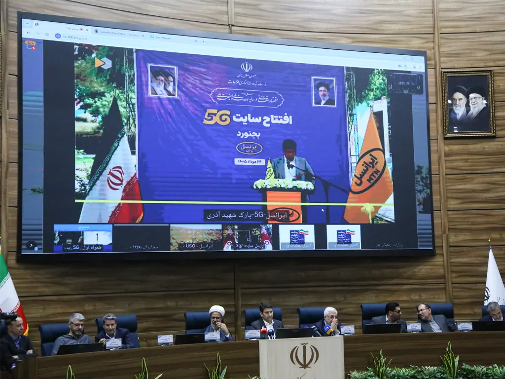 توسعه شبکه ارتباطی ایرانسل در خراسان شمالی 1 Khorasan shomali 5g rural site inauguration 1405